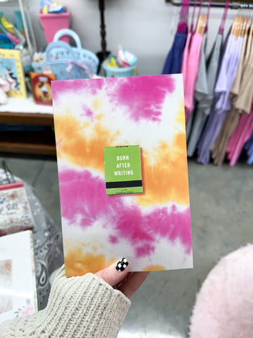 Burn After Writing - Tie-Dye