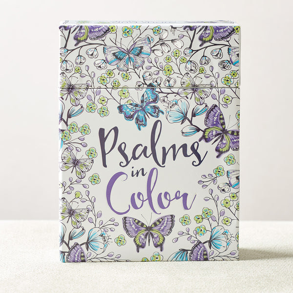Psalms in Color Coloring Cards