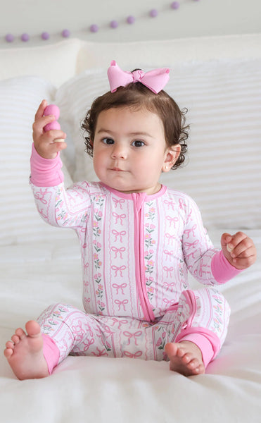 Caden Lane | Coquette Garden Convertible Zip Romper