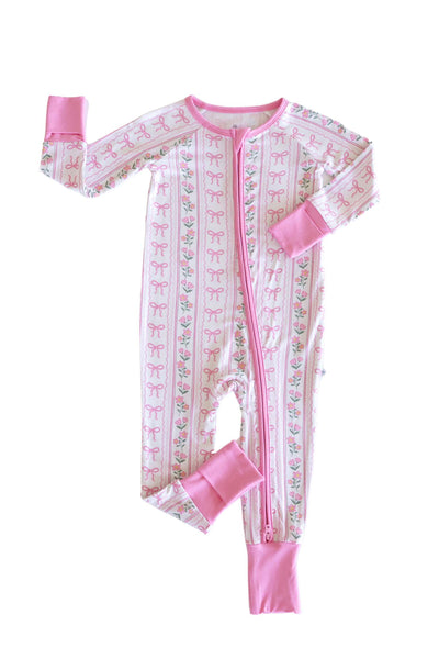 Caden Lane | Coquette Garden Convertible Zip Romper