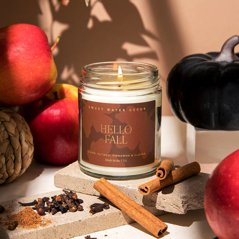 9 oz Candle - HELLO FALL