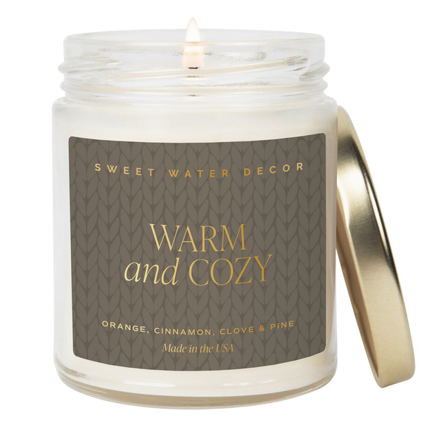 9 oz Candle - WARM AND COZY