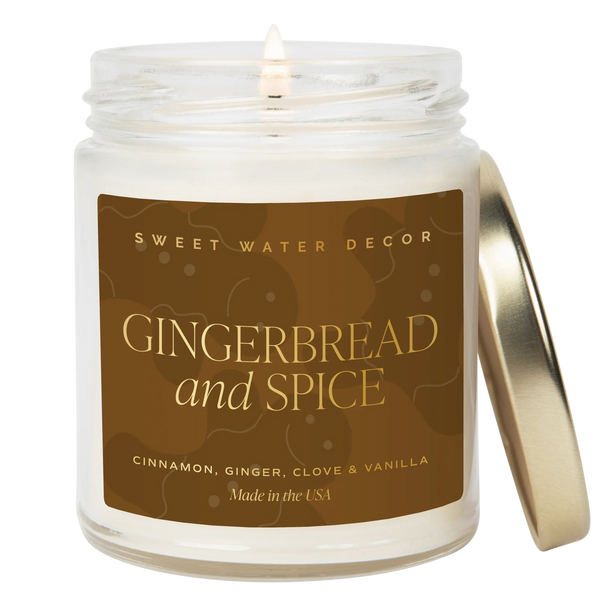 9 oz Candle - GINGERBREAD AND SPICE