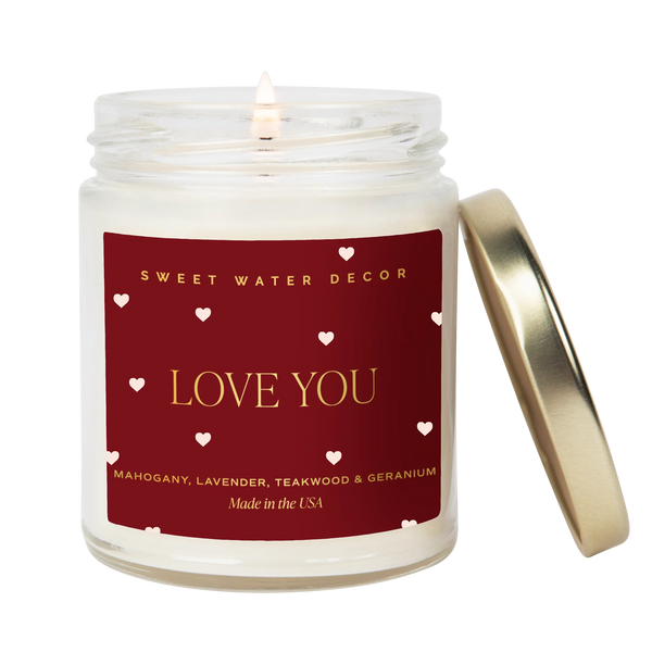 LOVE YOU - 9 OZ - SOY CANDLE