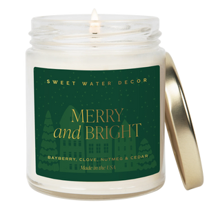 9 oz Candle - MERRY AND BRIGHT