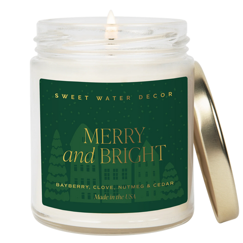 9 oz Candle - MERRY AND BRIGHT