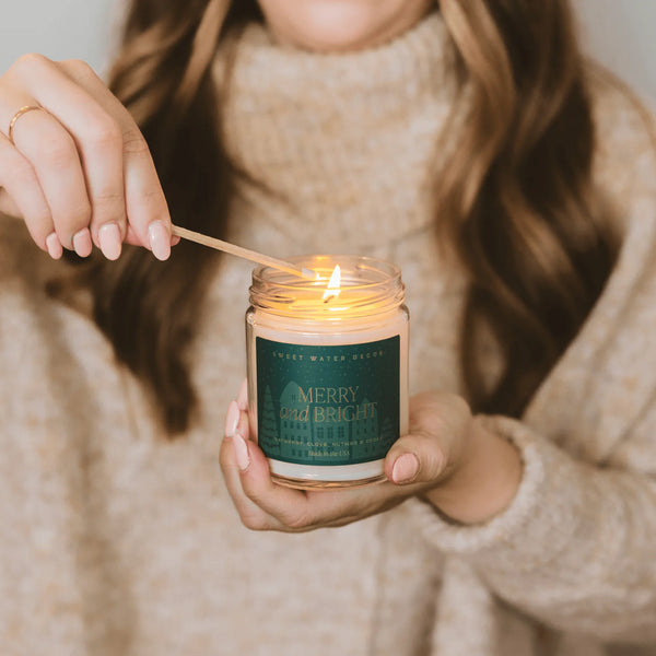 9 oz Candle - MERRY AND BRIGHT