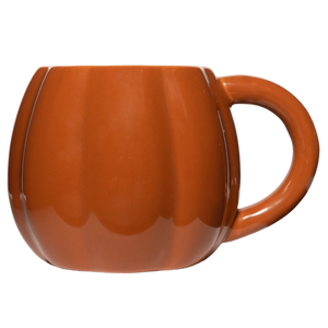 19 oz Orange Pumpkin Ceramic Mug