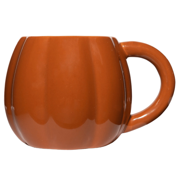 19 oz Orange Pumpkin Ceramic Mug