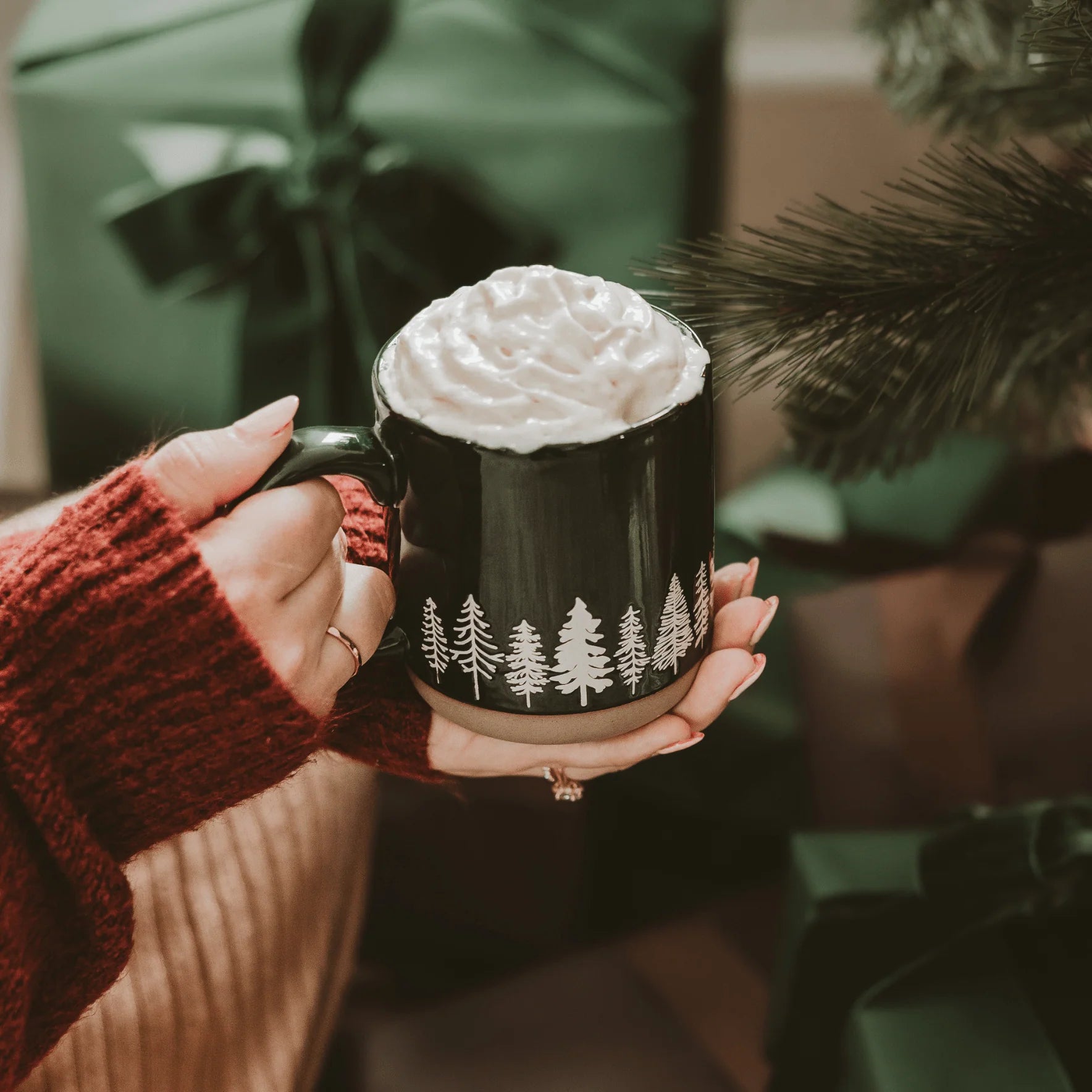 Pine Trees 14 oz Mug
