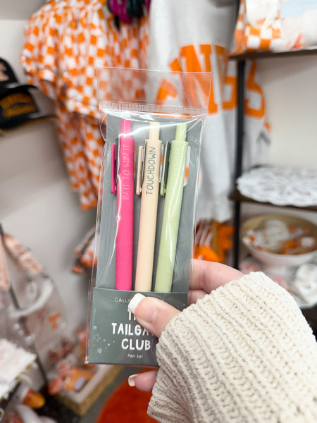The Tailgate Club Football Game Day Pen Set