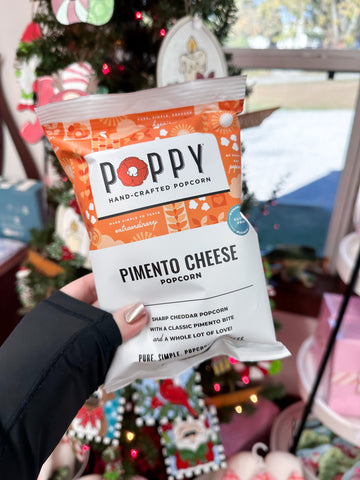 Poppy Handcrafted Popcorn Snack Bag - Pimento Cheese