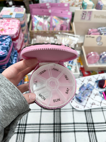 Simply Southern Pill Case - Pink Camo