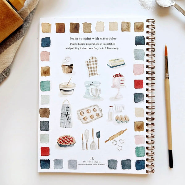 Baking Watercolor Workbook
