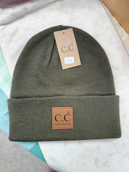 Unisex Classic Oversized Logo CC Beanie