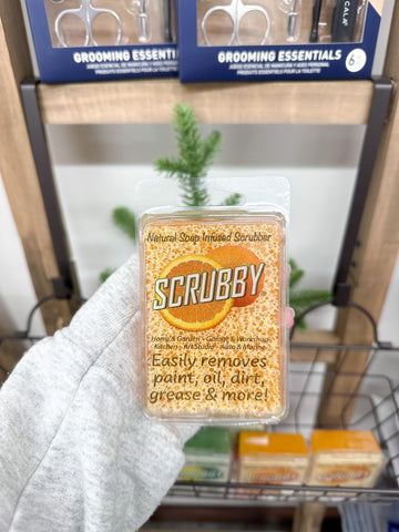 Scrubby Soap - Natural Soap Infused Scrubber - Original Orange