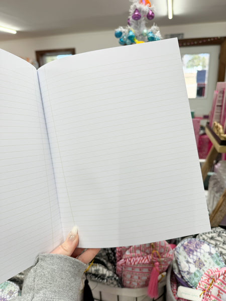 Scalloped Notebook - Cottage Trellis