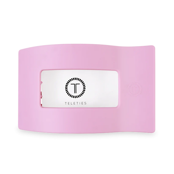 Teleties Flat Rectangle Hair Clip - Merry Pinkmas