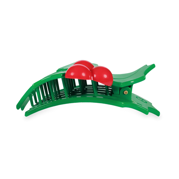 Teleties Flat Clip - Holly Leaves