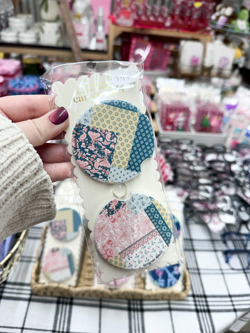 Simply Southern Car Coaster Set - Patchwork Quilt Pattern
