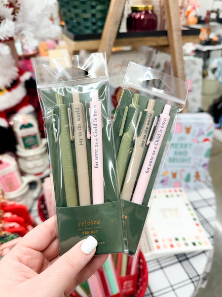 Rejoice Bible Study Pen Set