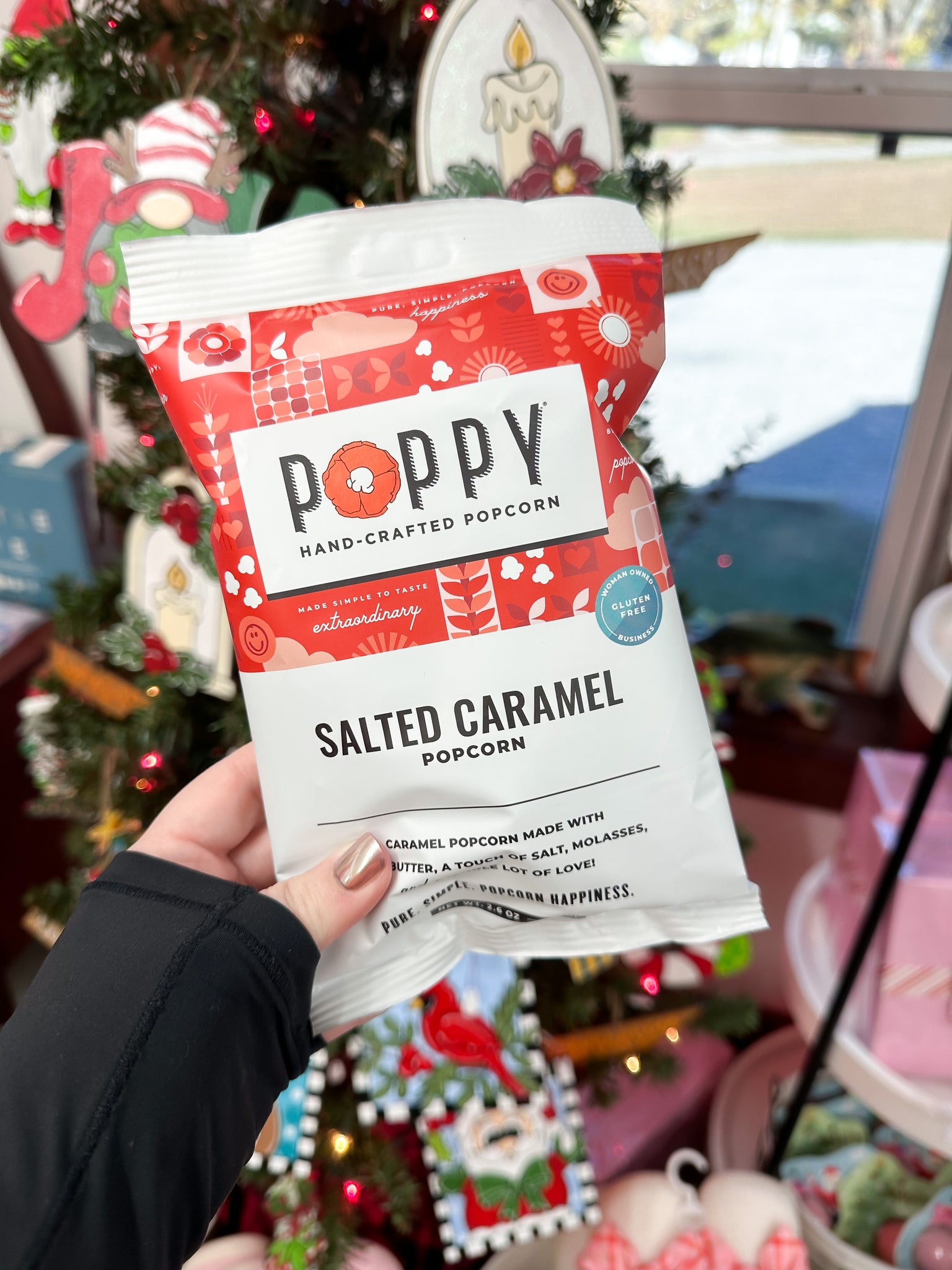 Poppy Handcrafted Popcorn Snack Bag - Salted Caramel