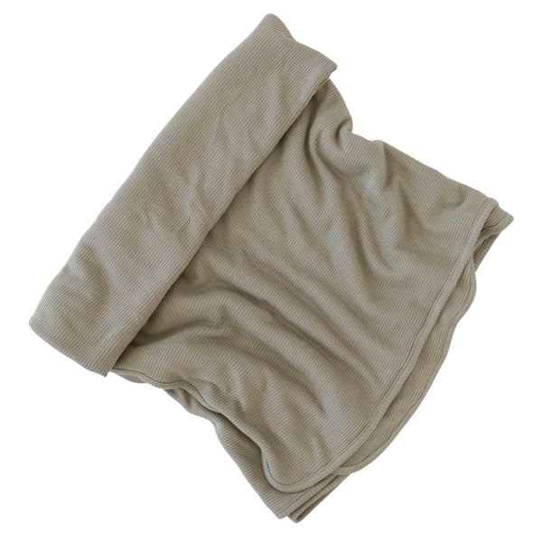 Caden Lane | Eucalyptus Bamboo Waffle Oversized Swaddle Blanket