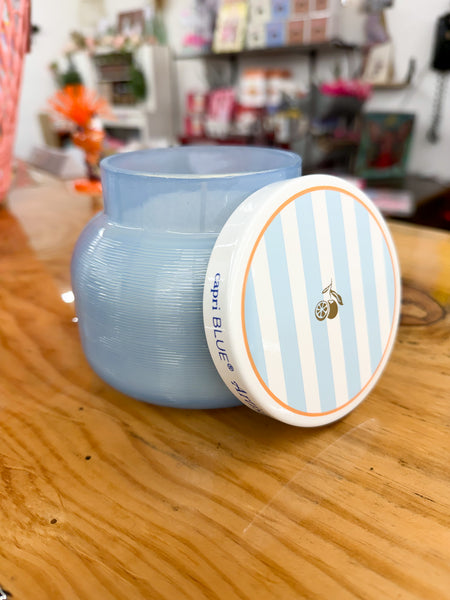 Capri Blue Volcano 19oz Jar Candle - Caffe Capri (Cabana Stripe)