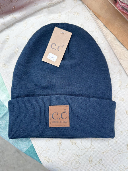 Unisex Classic Oversized Logo CC Beanie