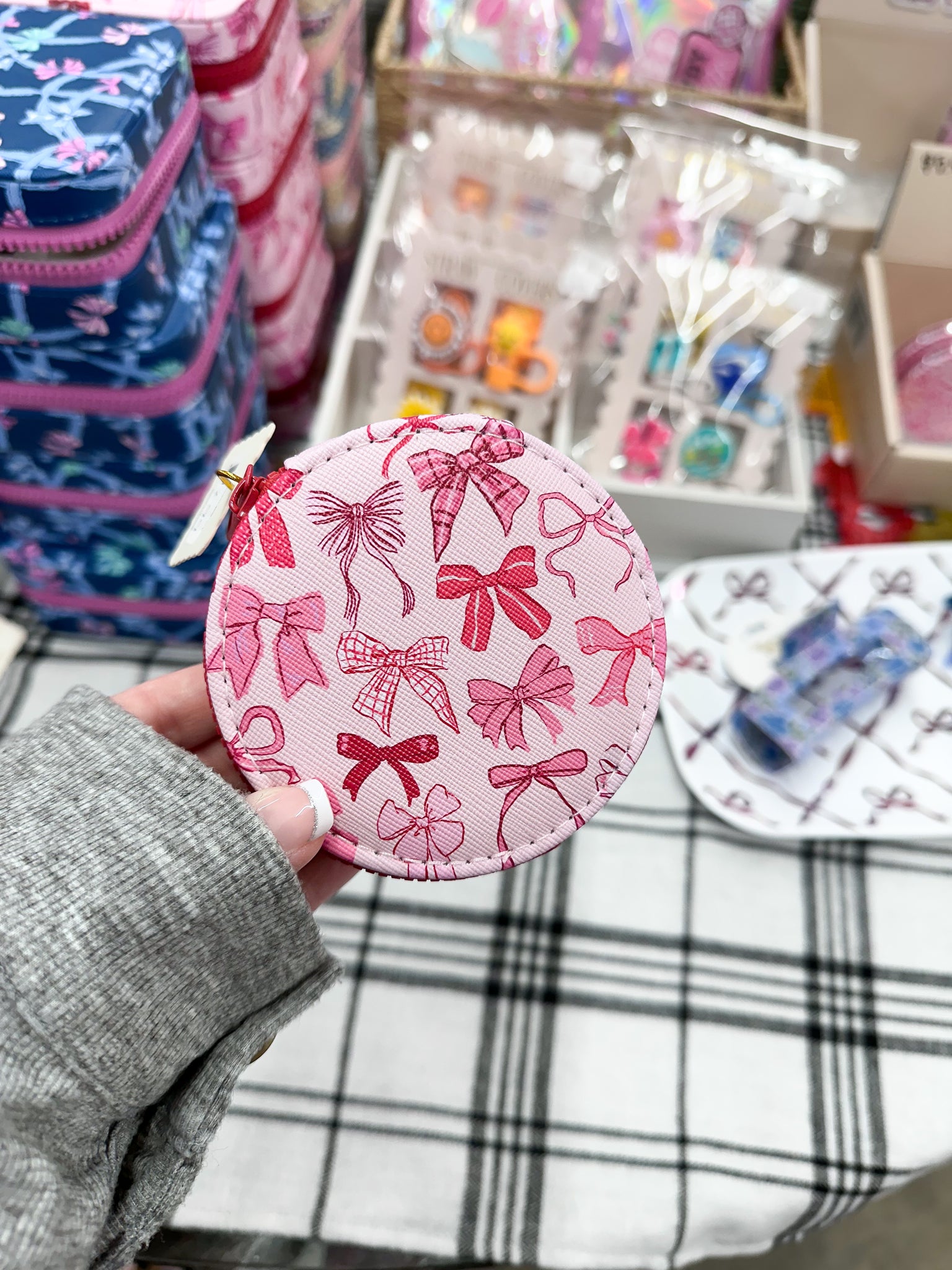 Simply Southern Pill Case - Pink Bows