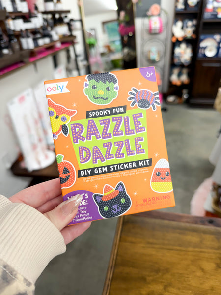 Mini Razzle Dazzle Diy Gem Sticker Kit - Spooky Fun