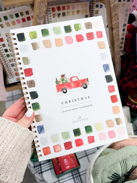 Classic Christmas Watercolor Workbook