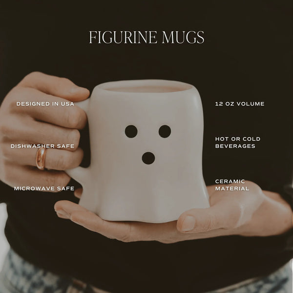 12 oz Ghost Ceramic Mug