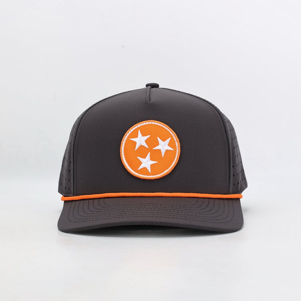 Good Shot Performance Hat - Tri-Star Smokey Grey
