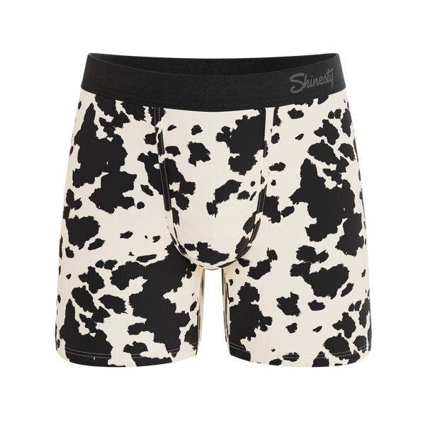 Shinesty Cow Hide Fringe Ball Hammock® Pouch Underwear - The Graze Escape