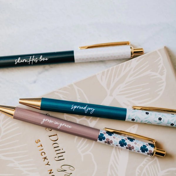 Grow in Grace Pen Set