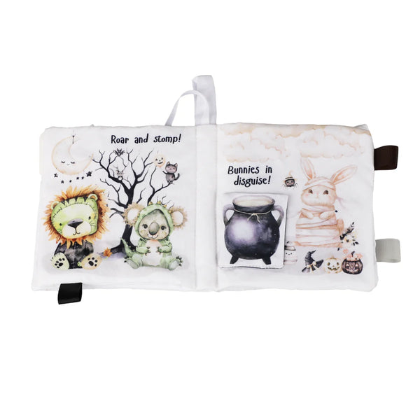 Ali+Oli Baby Cloth Crinkle Book – Halloween Paws