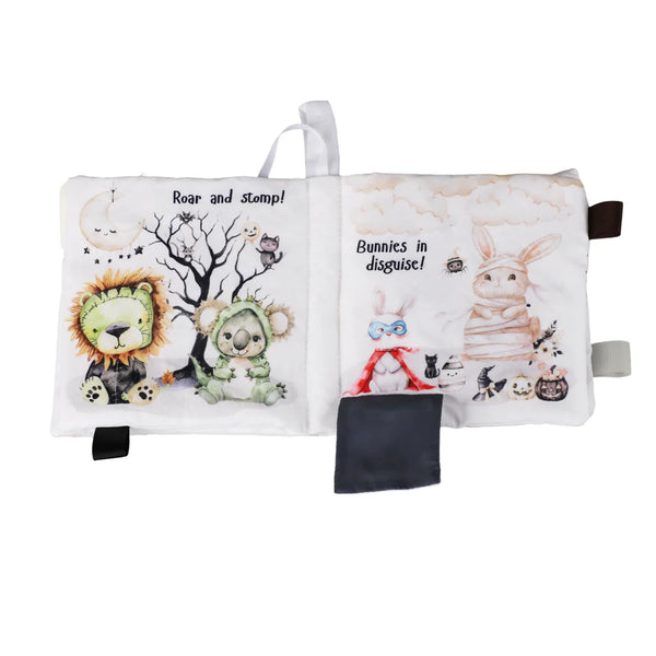 Ali+Oli Baby Cloth Crinkle Book – Halloween Paws