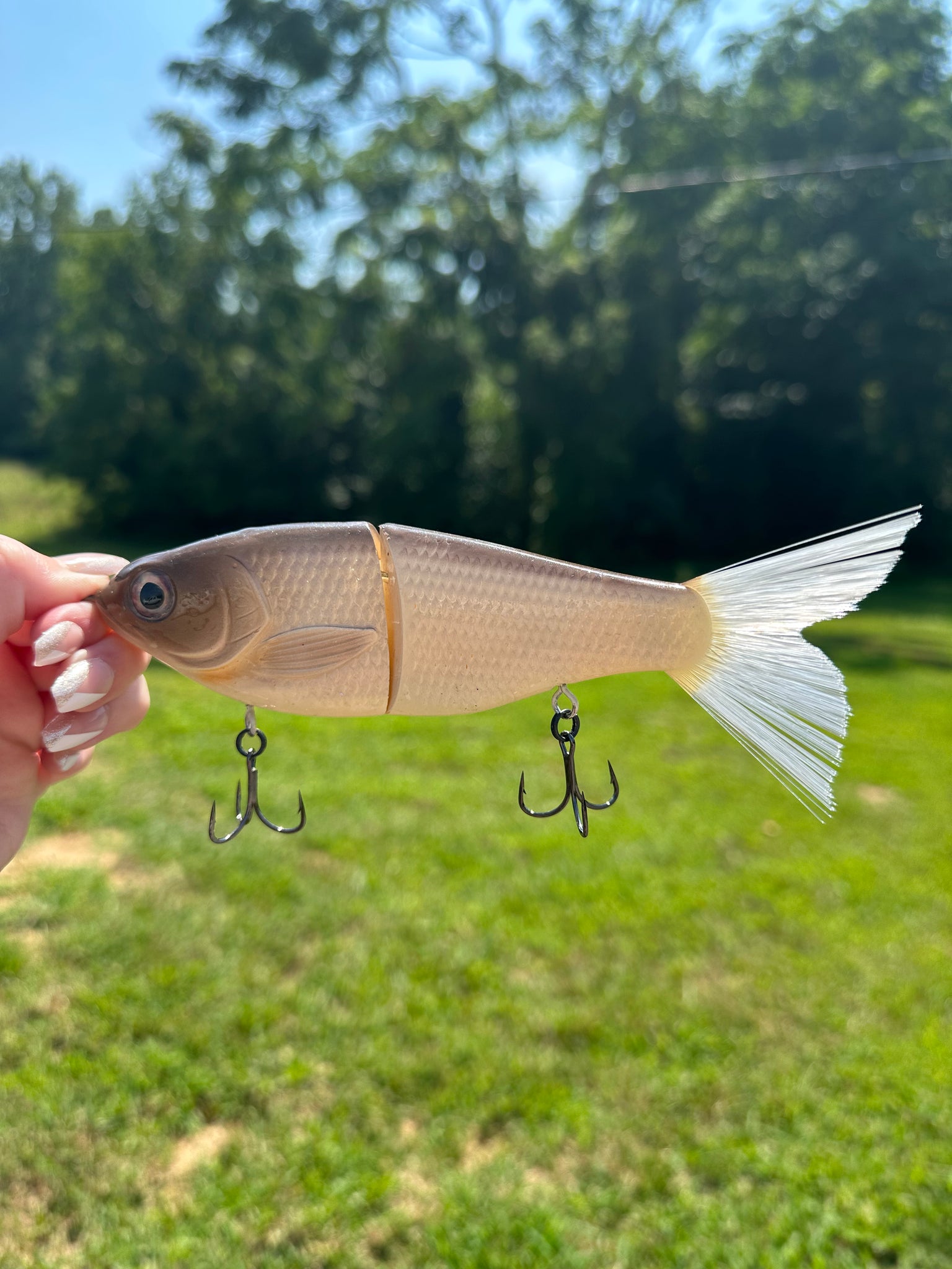 Handpainted Glide Bait | Dirty Bone