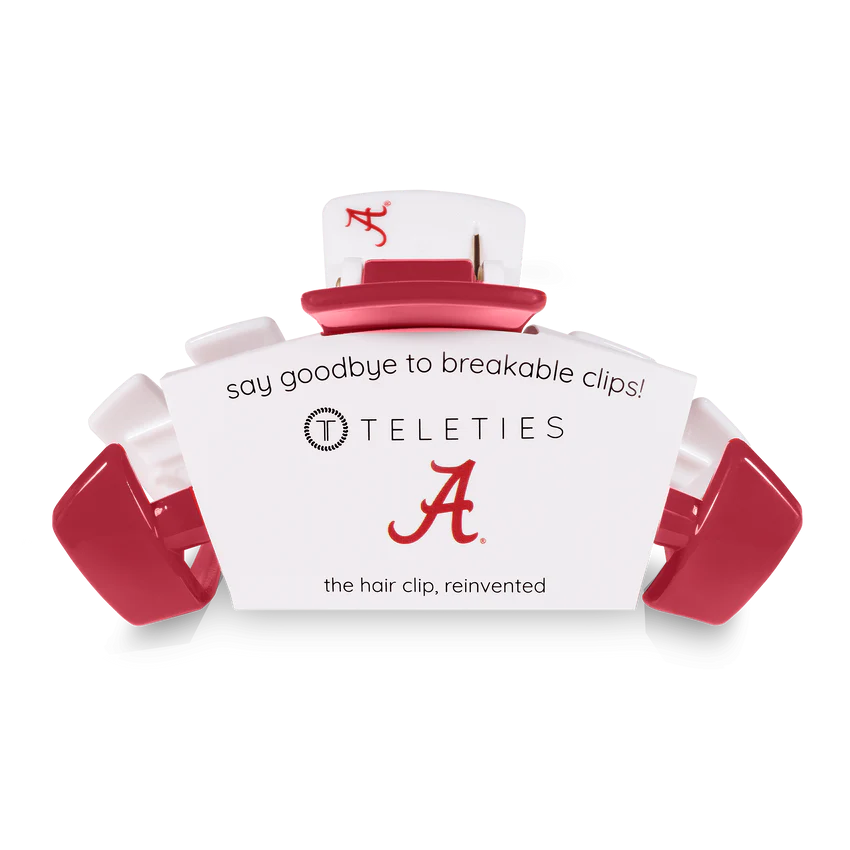 Teleties Classic Hair Clip | University of Alabama