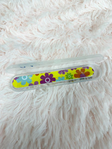 Nail File in Case | Floral + White Case