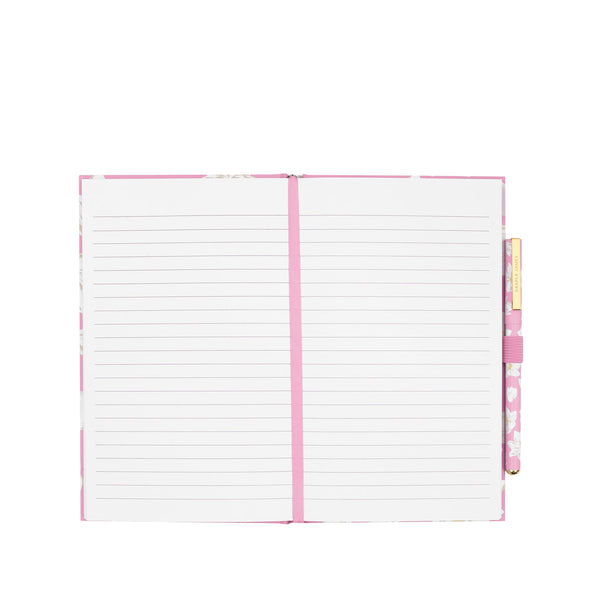 Draper James Journal with Pen - Pink Magnolia