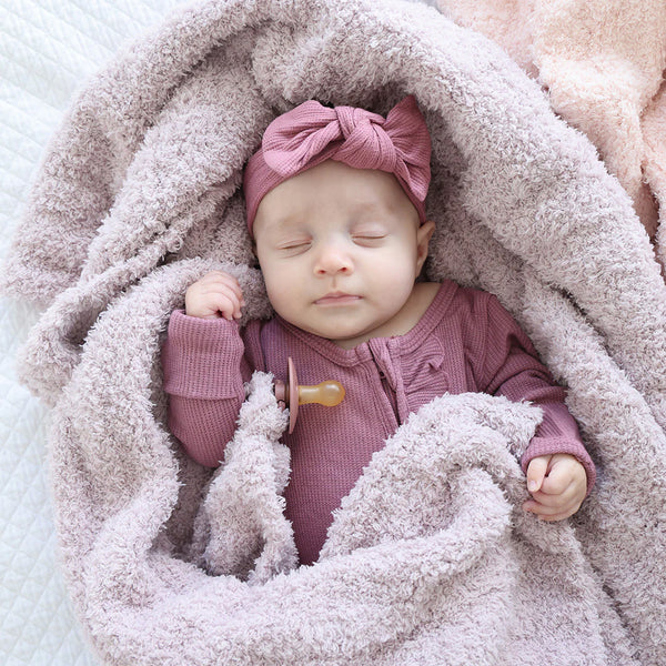 Caden Lane | CuddleLane™ Luxe Blanket - Dusty Purple