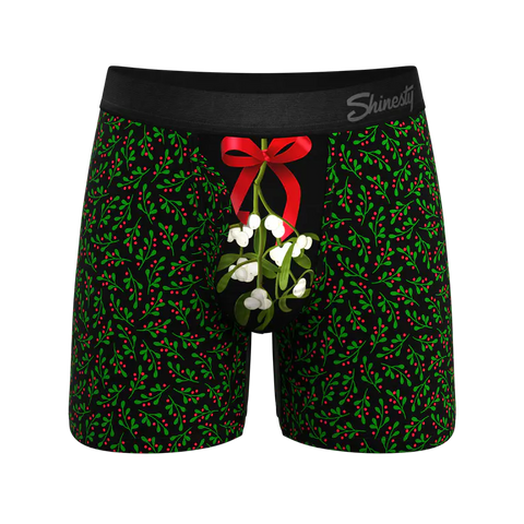 The Kiss Me There | Mistletoe Ball Hammock® Pouch Underwear With Fly