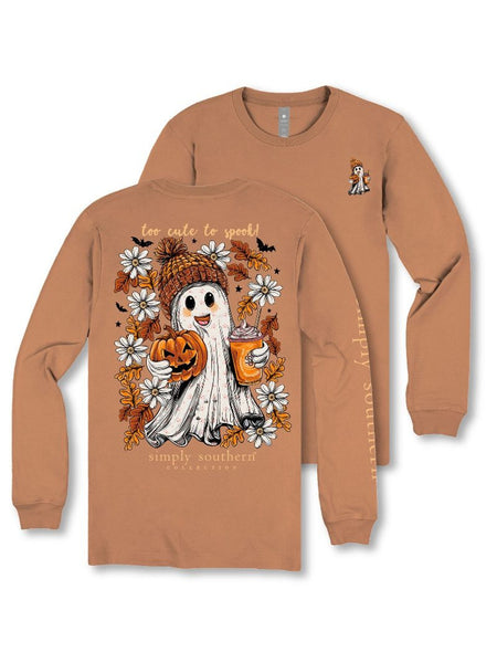 Simply Southern Long Sleeve Shirt - Ghost • Too Cute to Spook
