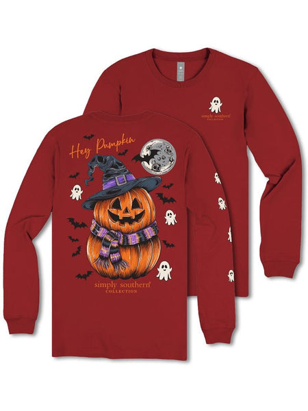 Simply Southern Long Sleeve Shirt - Hey Pumpkin