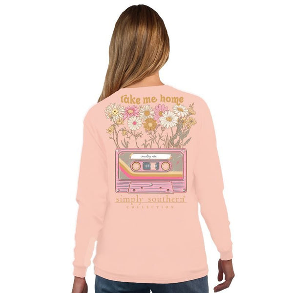 Simply Southern Long Sleeve Shirt | Cassette - Country Mix