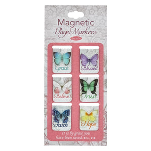 Butterfly Blessings Mini Magnetic Bookmark Set