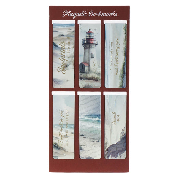 I Have Made You Magnetic Bookmark Set - Isaiah 46:4 - Lighthouse : I Will Carry You