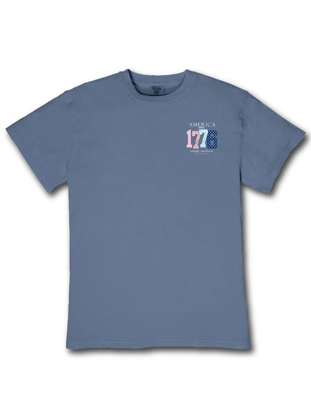 Simply Southern Mineral Wash Short Sleeve Tee - America 1776